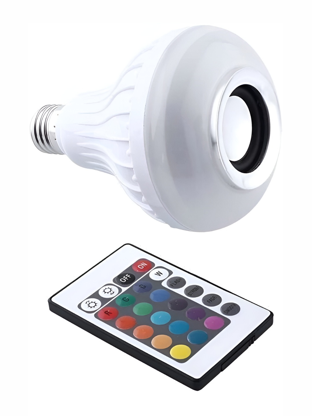 SPARK WORLD White Bluetooth Speaker Bulb LED Smart Light