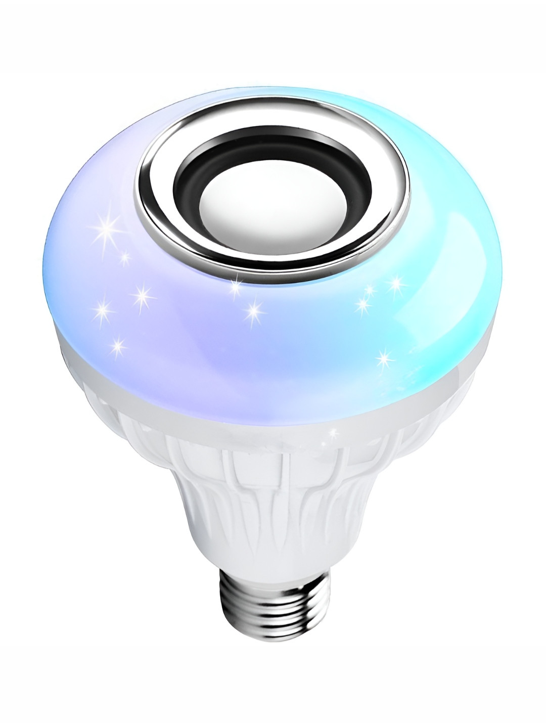 SPARK WORLD White & Blue Wireless Music Playing With Remote Control LED Smart Light