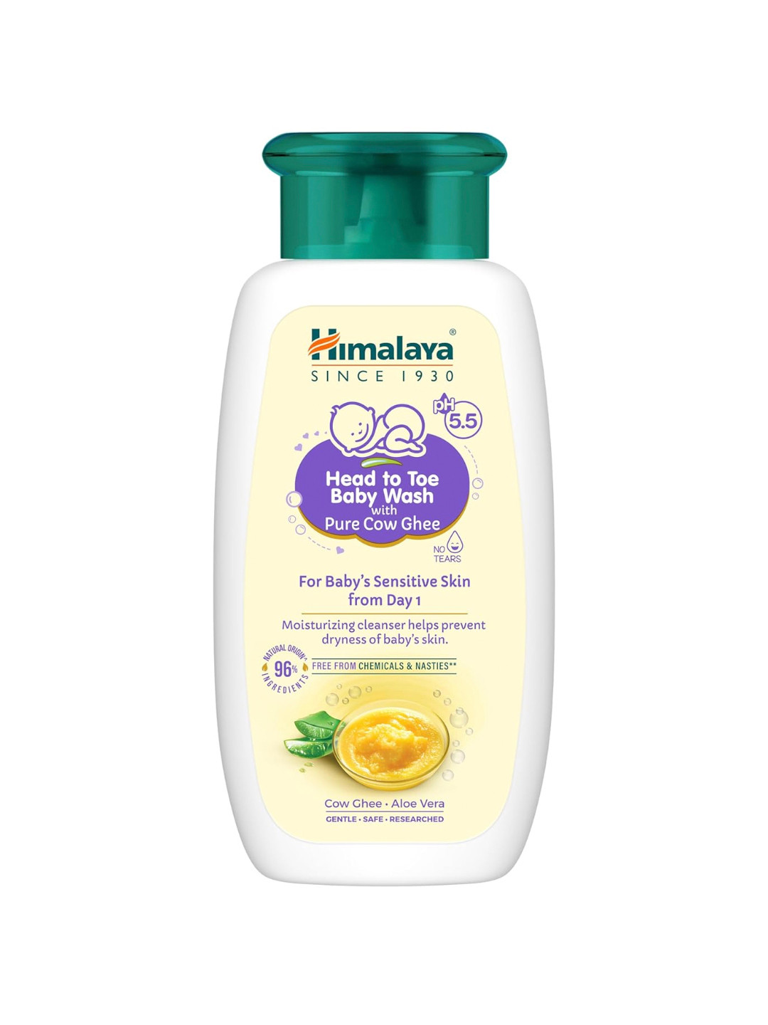 Himalaya Head To Toe  Wash With Pure Cow Ghee & Aloe Vera - 100ml