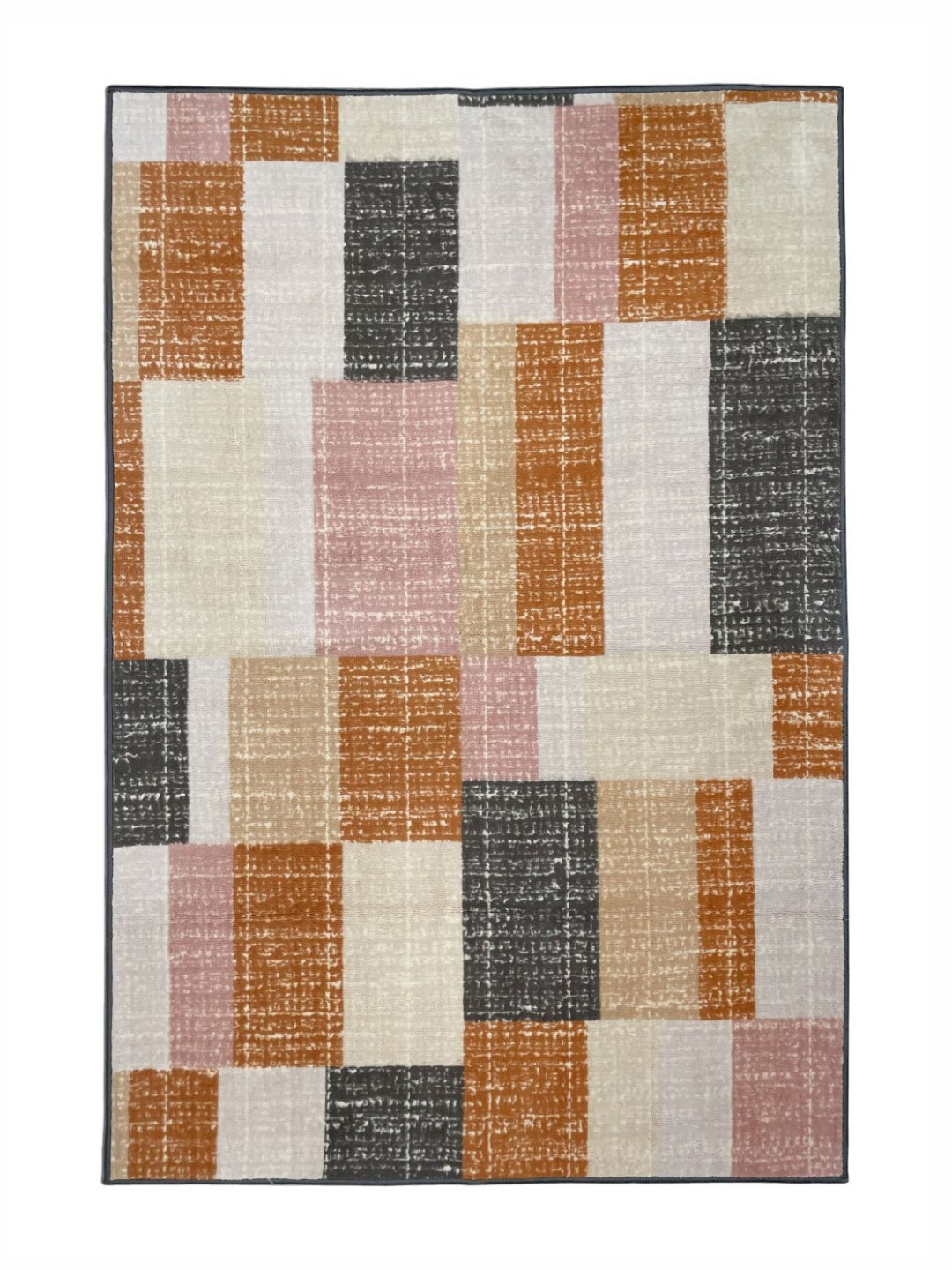 Welspun Red Ethnic Motifs Printed Anti-Skid Carpet