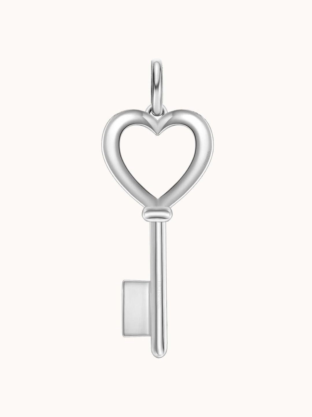 HighSpark 925 Silver Sterling Key To My Heart Pendant