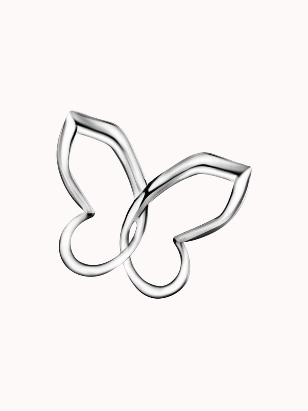 HighSpark 925 Silver Sterling Fluttery Butterfly Pendant