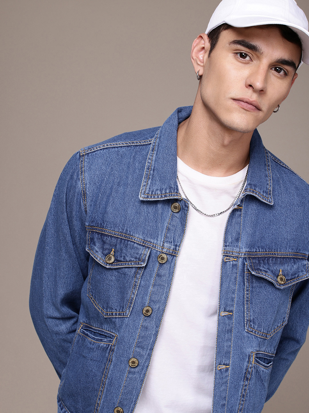 The Roadster Life Co. Pure Cotton Denim Truckers Jacket