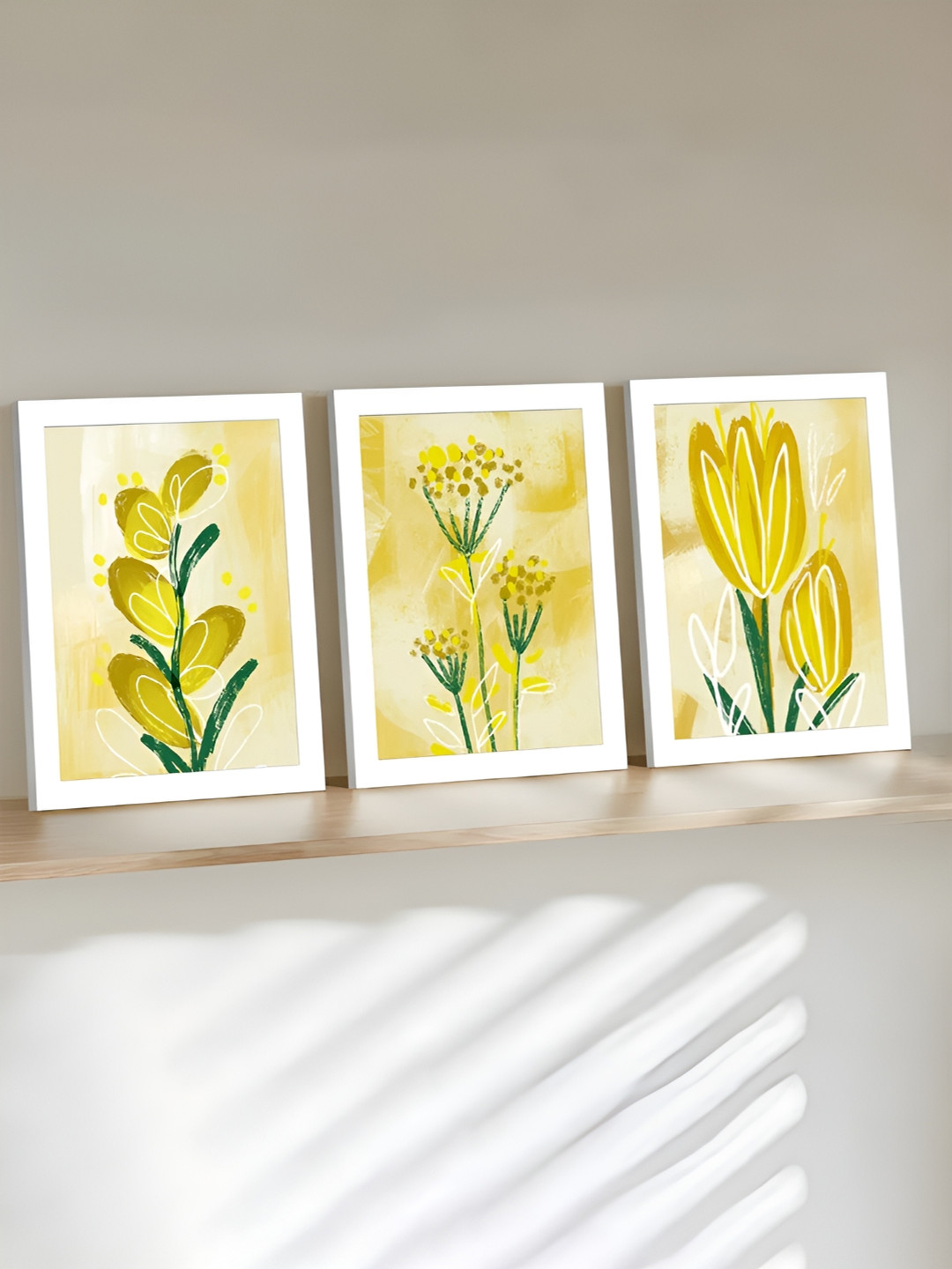 Art Street Wall Hanging Art Prints Bohemian Plants With Flowers