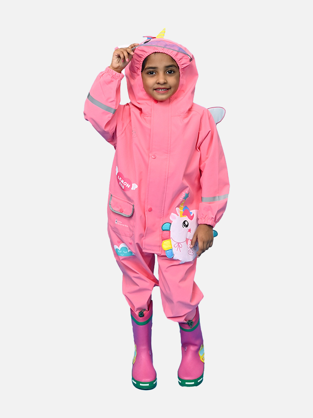 Little Surprise Box LLP Kids Waterproof Rain Jacket