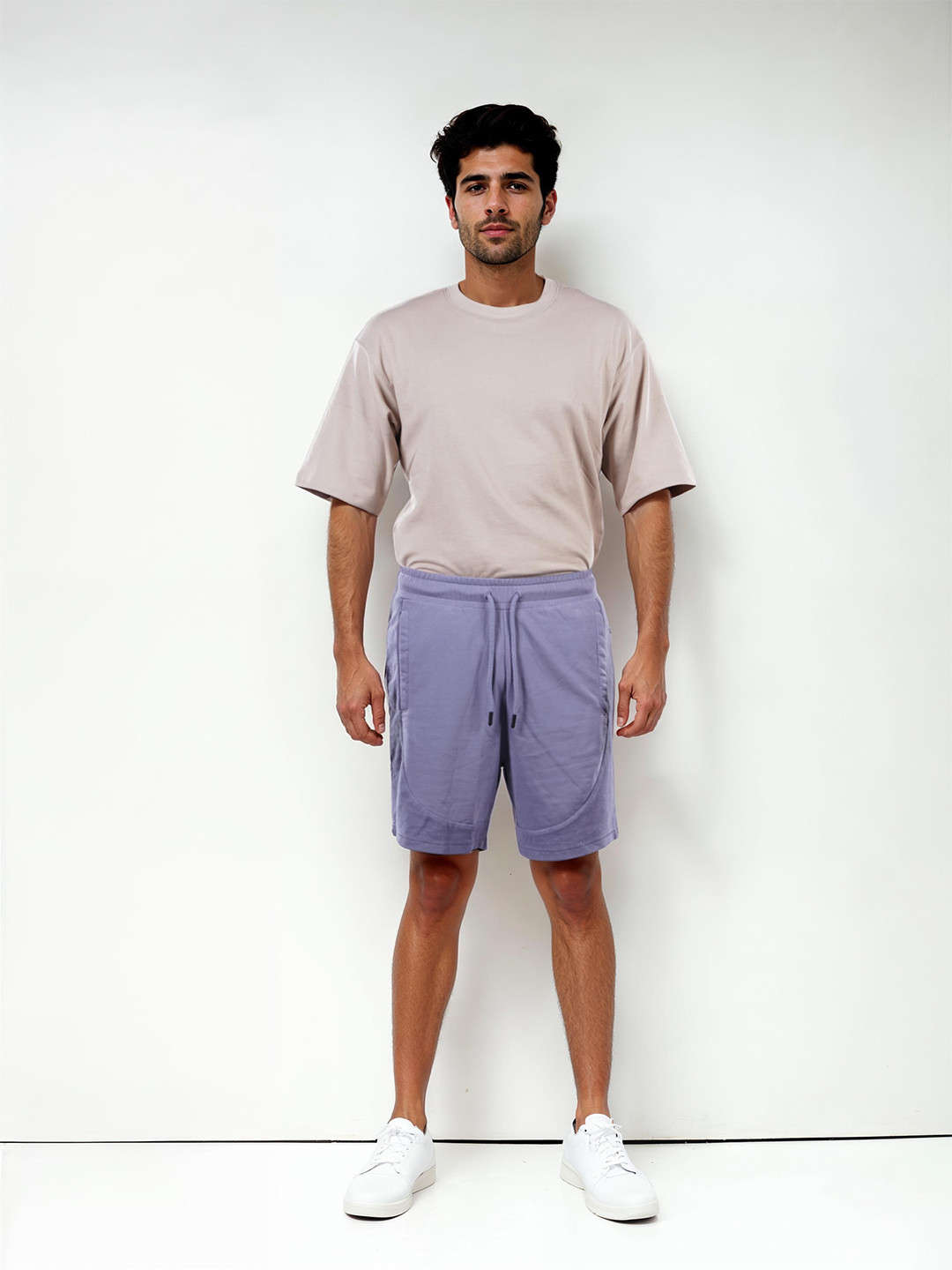 Celio Men Mid-Rise Drawstring Cotton Casual Regular Shorts