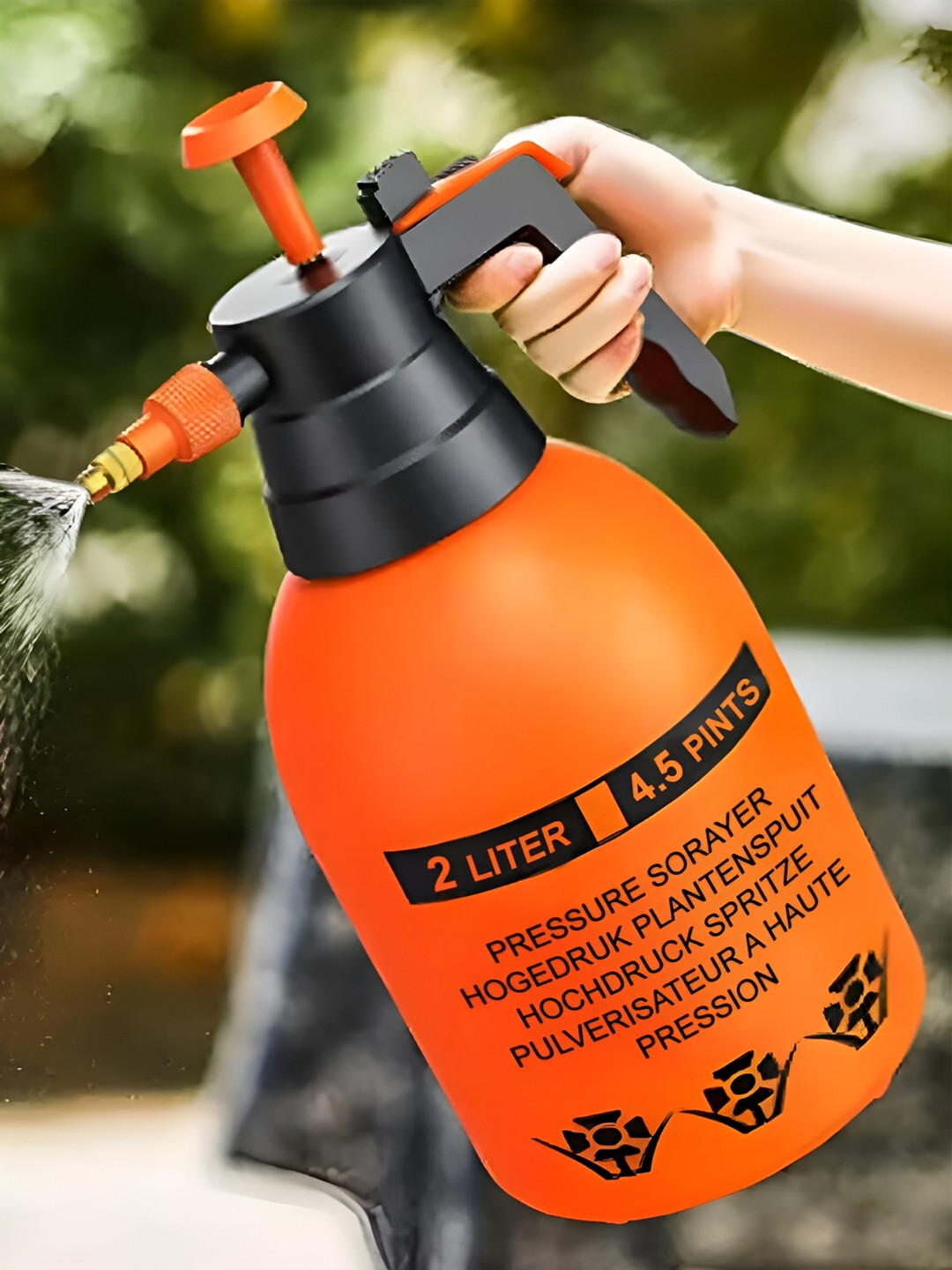 Cinagro Orange & Black Garden Sprayer