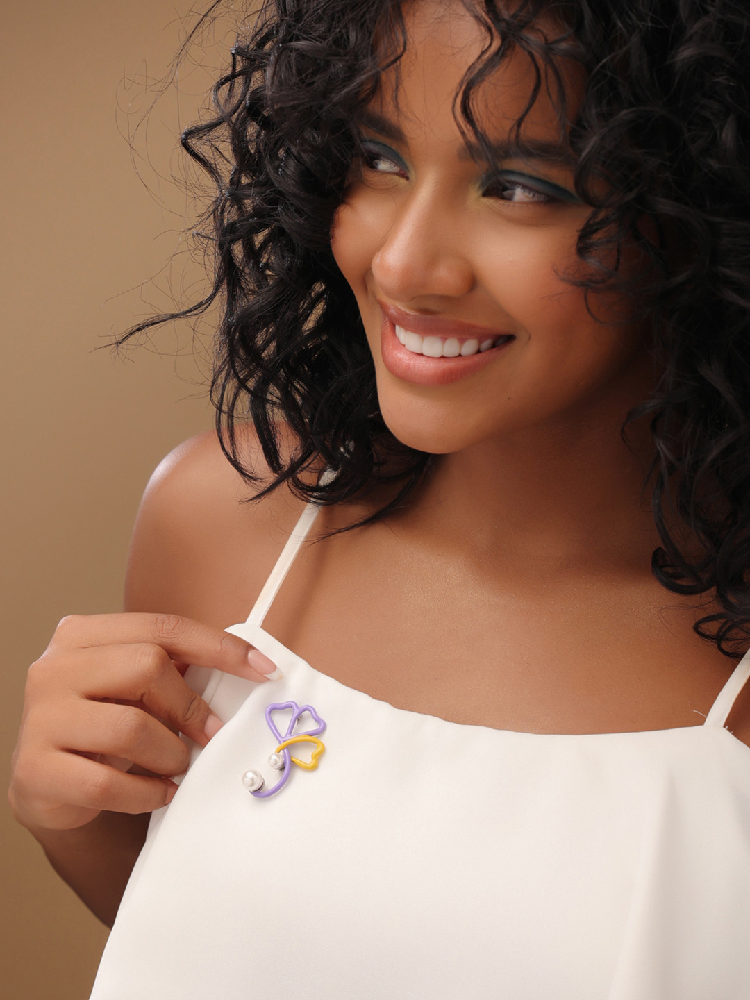 Kicky And Perky 92.5 Sterling Silver Brooch