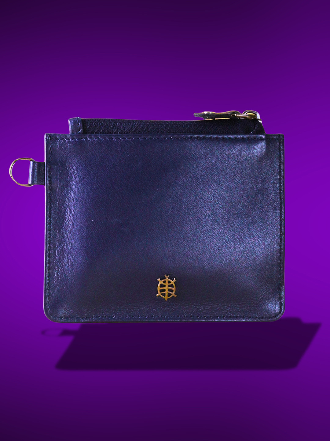 Tortoise Unisex Genuine Leather Card Holder