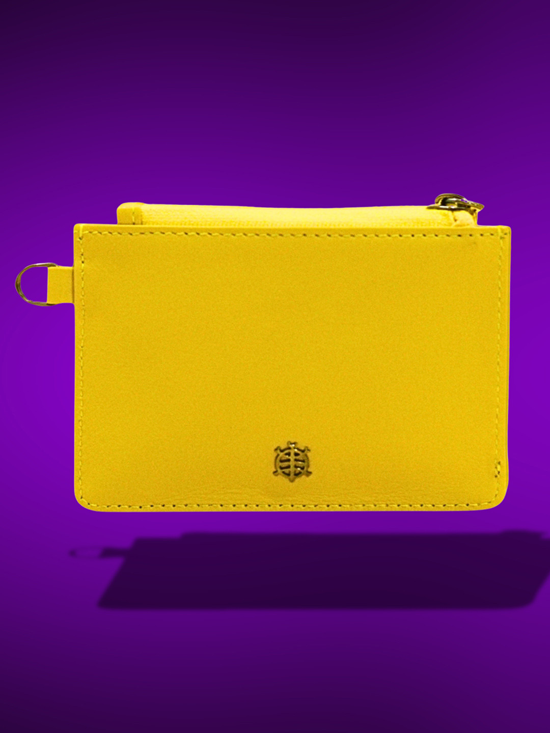 Tortoise Unisex Genuine Leather Card Holder