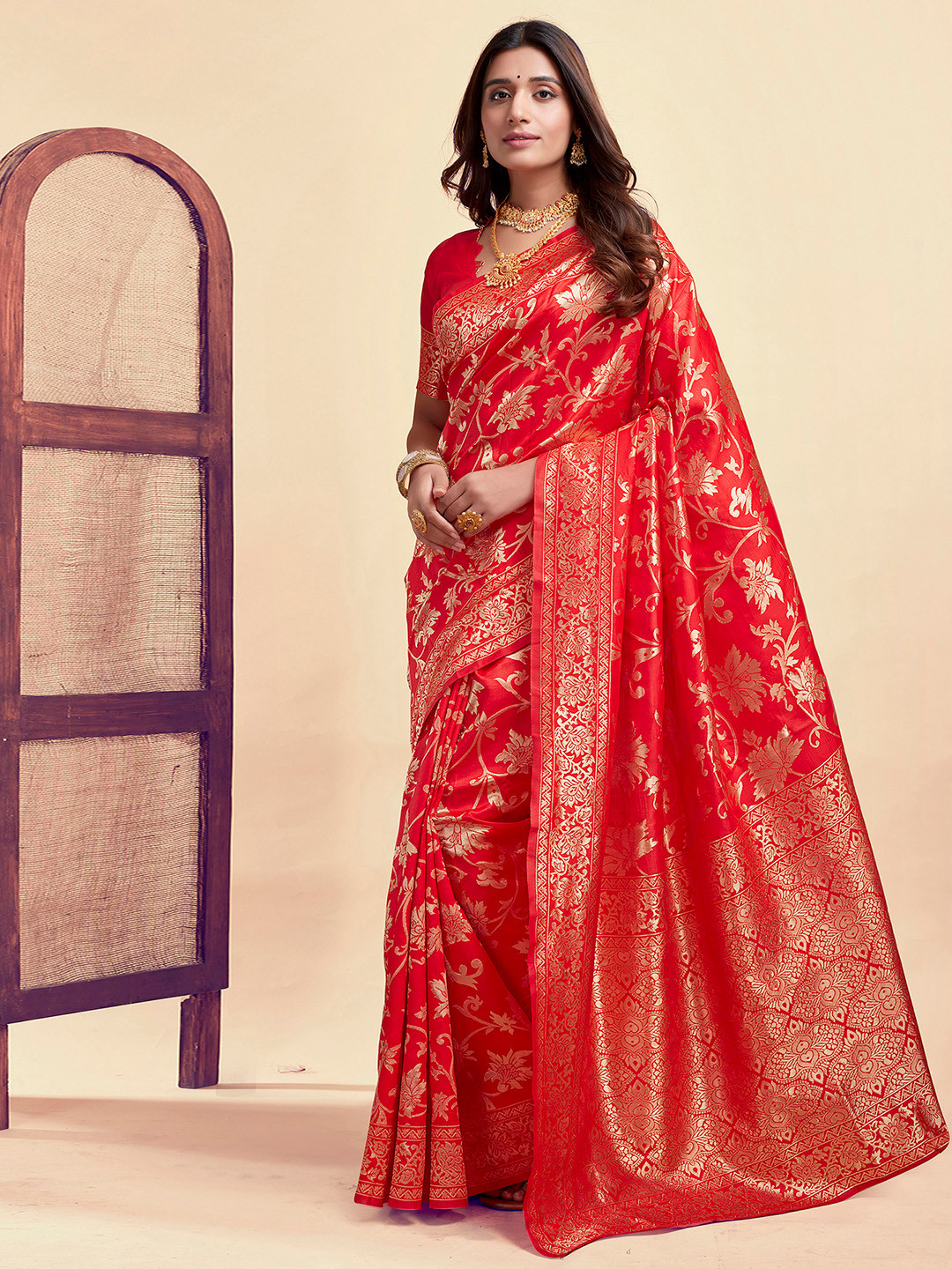 KALINI Woven Design Banarasi Saree