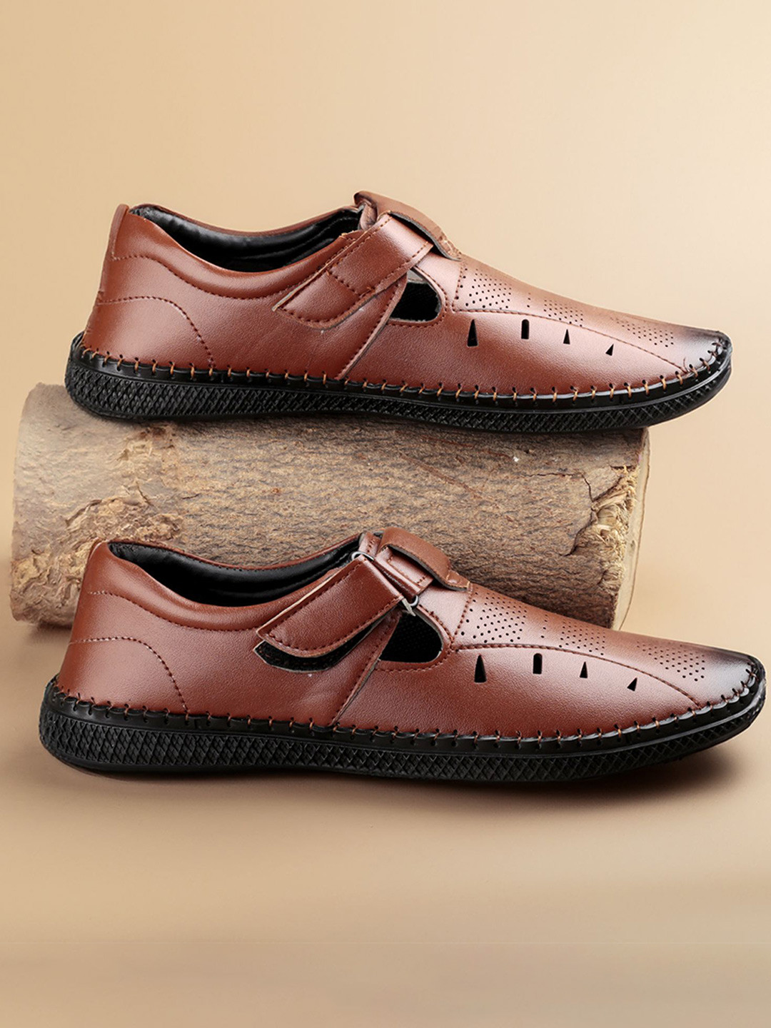KRAASA Men Shoe-Style Sandals