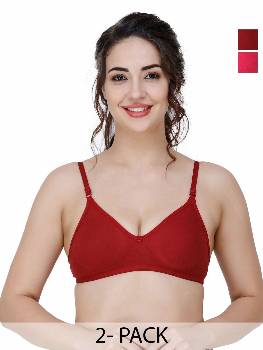 Docare Pack Of 2 Full Coverage All Day Comfort T-Shirt Bra