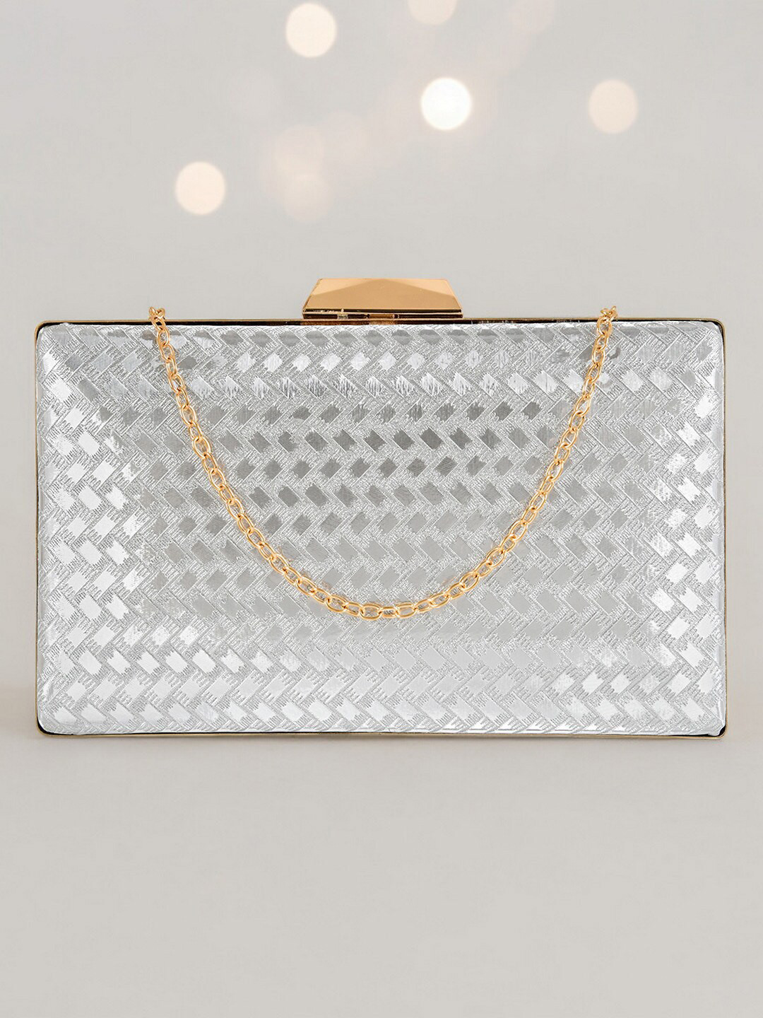 CRUSSET Textured Box Clutch