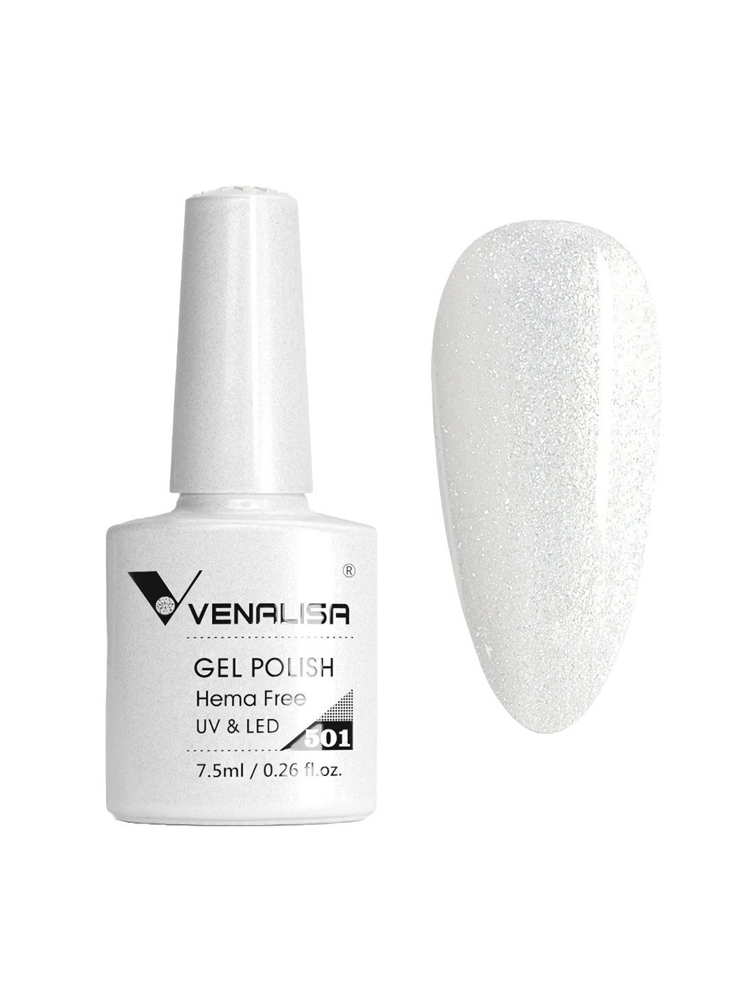 VENALISA Upgraded Formula Hema Free Soak-Off UV & LED Gel Nail Polish 7.5 ml - VIP5-501