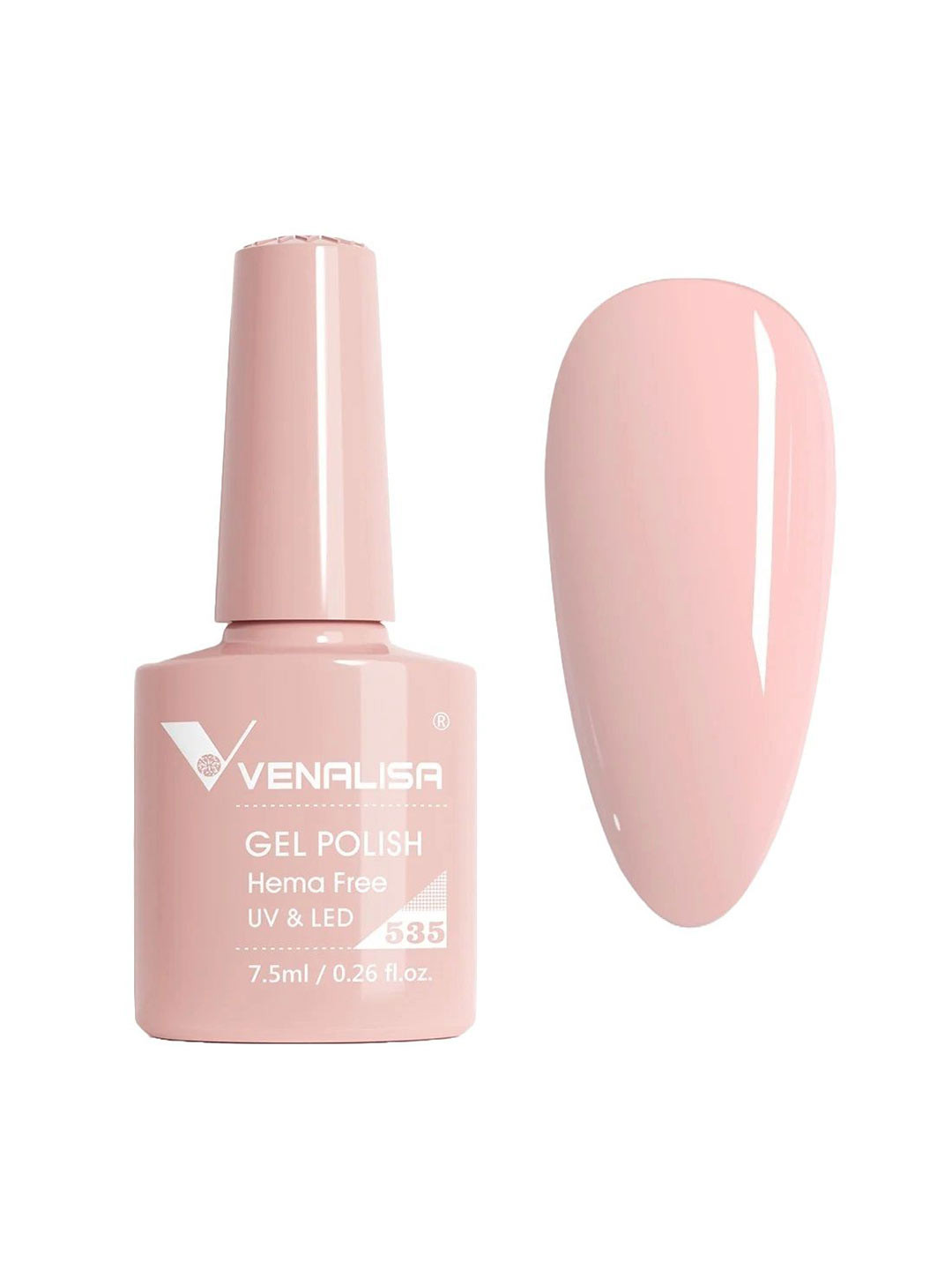 VENALISA Upgraded Formula Hema Free UV & LED Gel Nail Polish 7.5ml - Shade 535