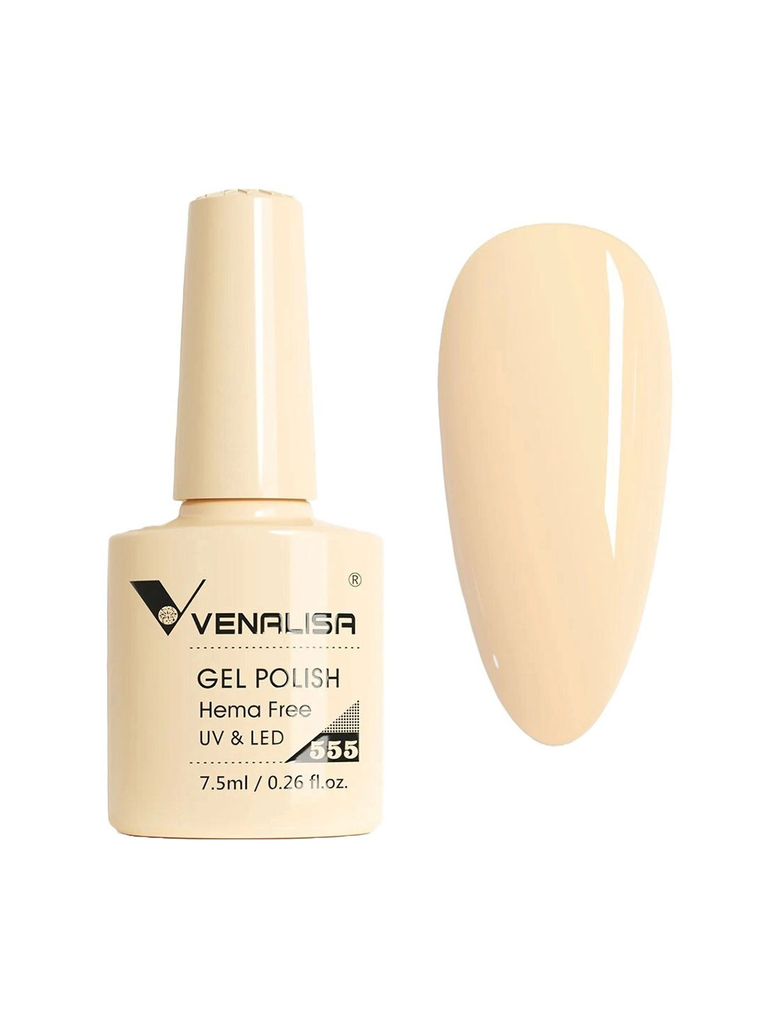 VENALISA Upgraded Formula Hema Free Soak-Off UV & LED Gel Nail Polish 7.5 ml - VIP5-555
