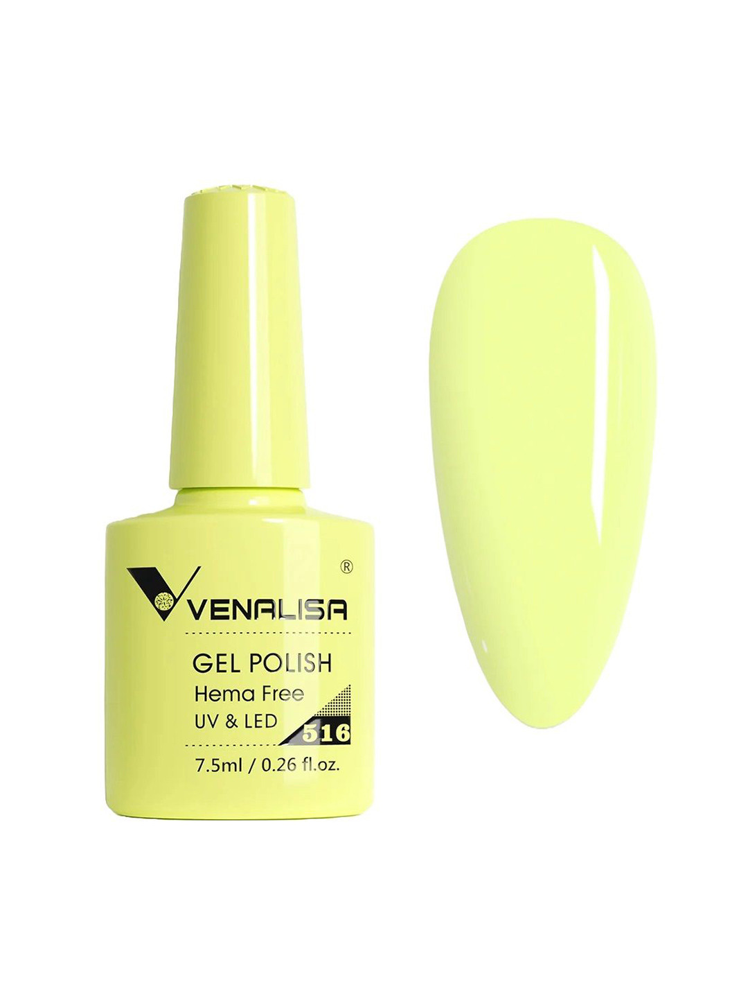 VENALISA Upgraded Formula Hema Free Soak-Off UV & LED Gel Nail Polish 7.5 ml - VIP5-516