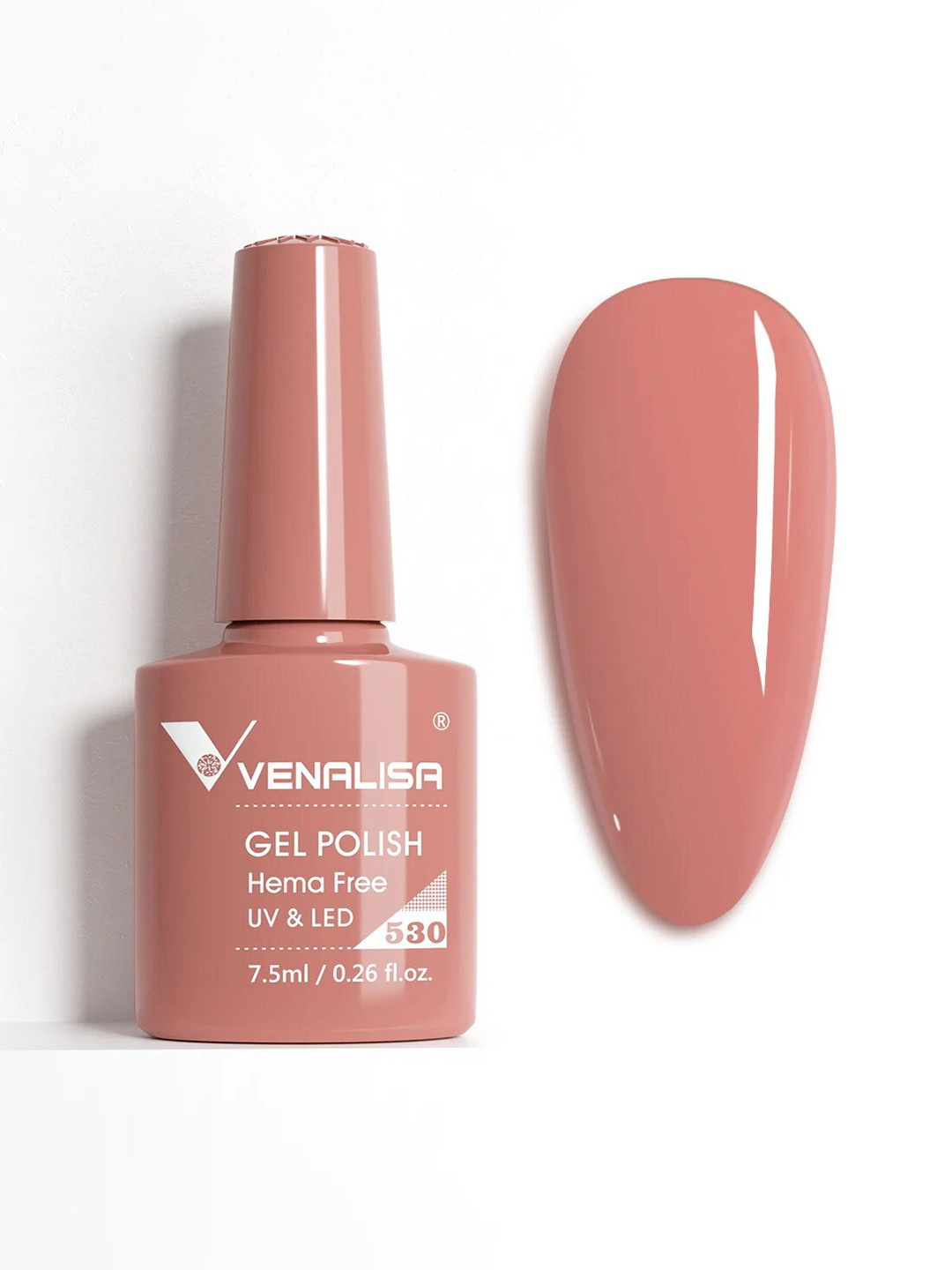 VENALISA Upgraded Formula Hema Free UV & LED Gel Nail Polish 7.5ml - Shade 530