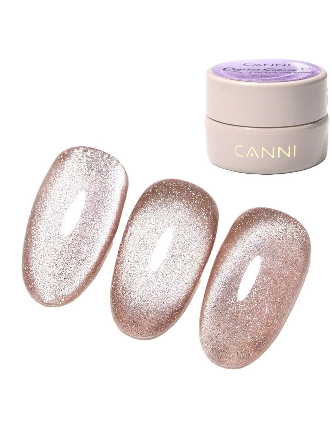 CANNI Crystal Galaxy Cat Eye Long Wearing Gel Nail Polish 5 ml - Shade CE27