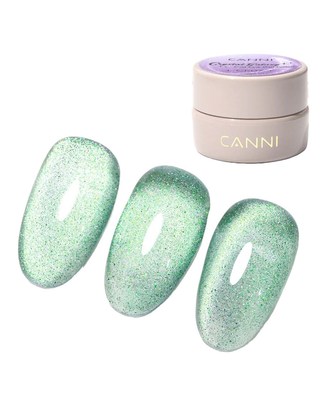 CANNI Crystal Galaxy Cat Eye Long Wearing Gel Nail Polish 5 ml - Shade CE28