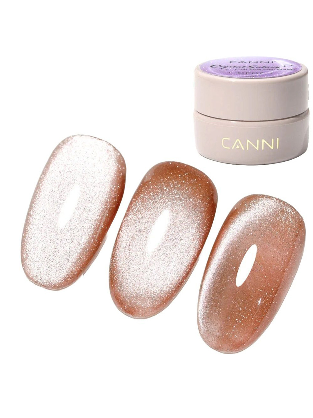 CANNI Crystal Galaxy Cat Eye Long Wearing Gel Nail Polish 5 ml - Shade CE18