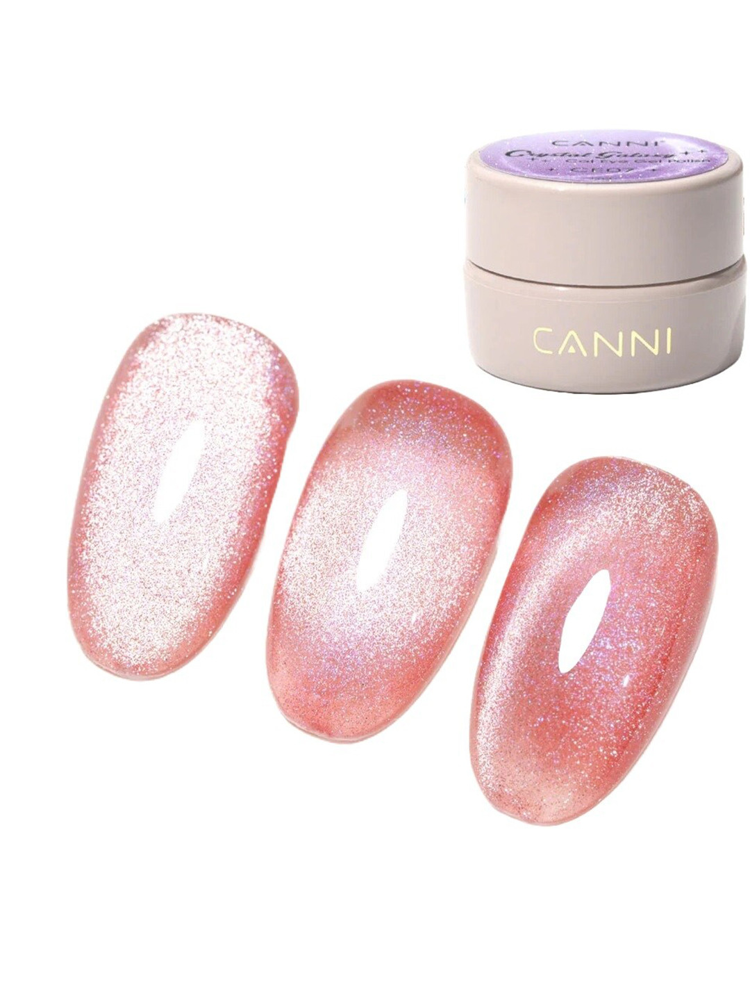 CANNI Crystal Galaxy Cat Eye Gel Nail Polish - 5ml - Shade CE16