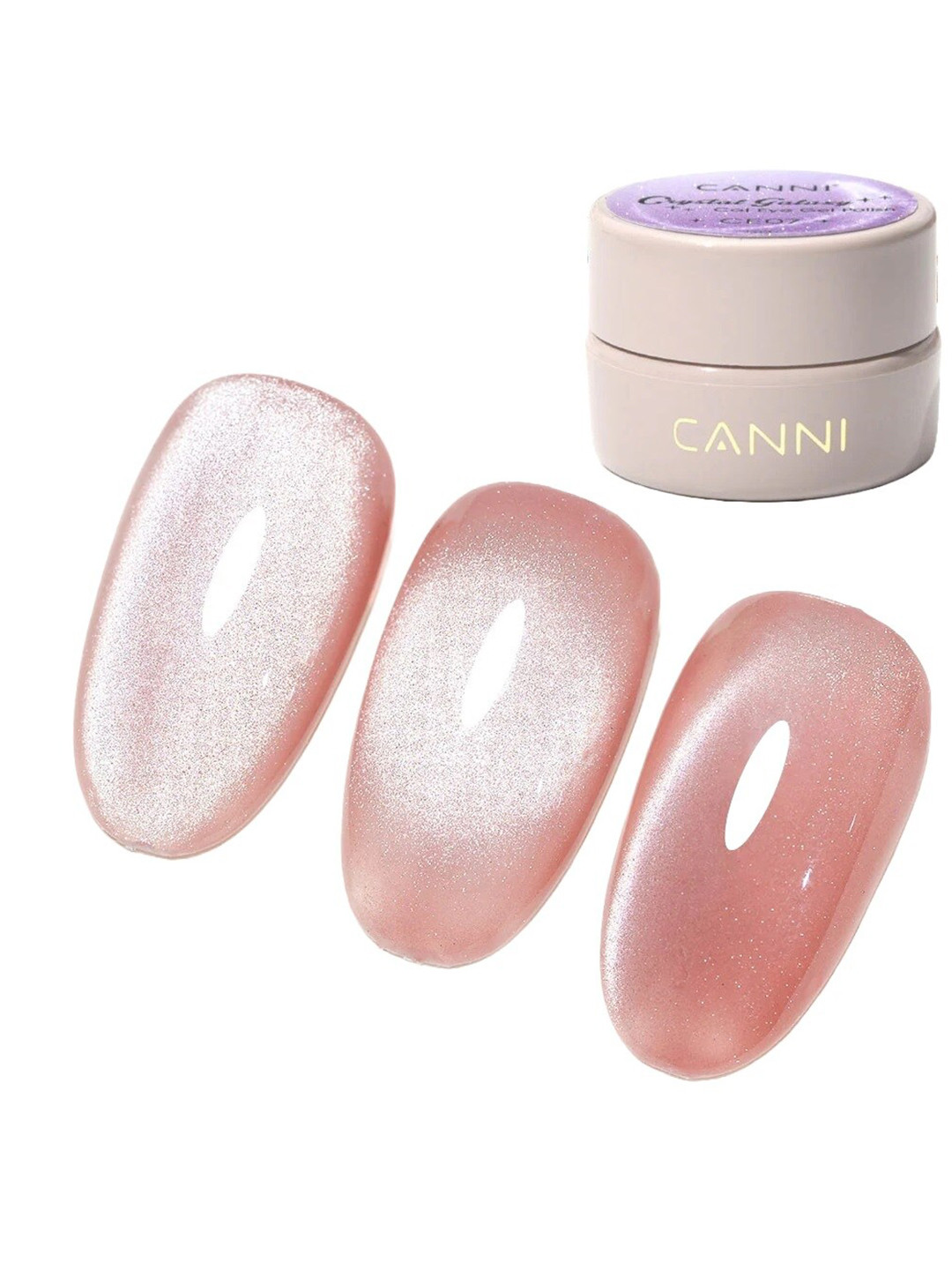 CANNI Crystal Galaxy Cat Eye Long Wearing Gel Nail Polish 5 ml - Shade CE24