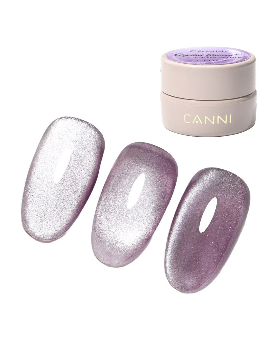 CANNI Crystal Galaxy Cat Eye Long Wearing Gel Nail Polish 5 ml - Shade CE06