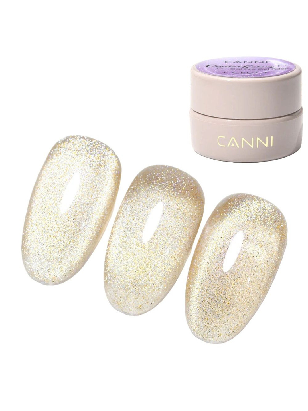 CANNI Crystal Galaxy Cat Eye Long Wearing Gel Nail Polish 5 ml - Shade CE30