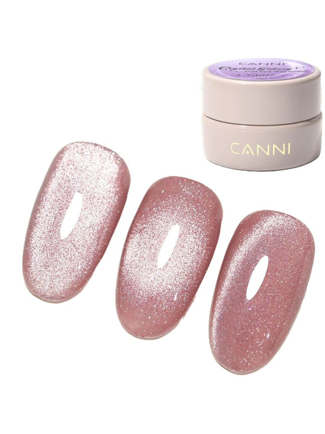 CANNI Crystal Galaxy Cat Eye Long Wearing Gel Nail Polish 5 ml - Shade CE14
