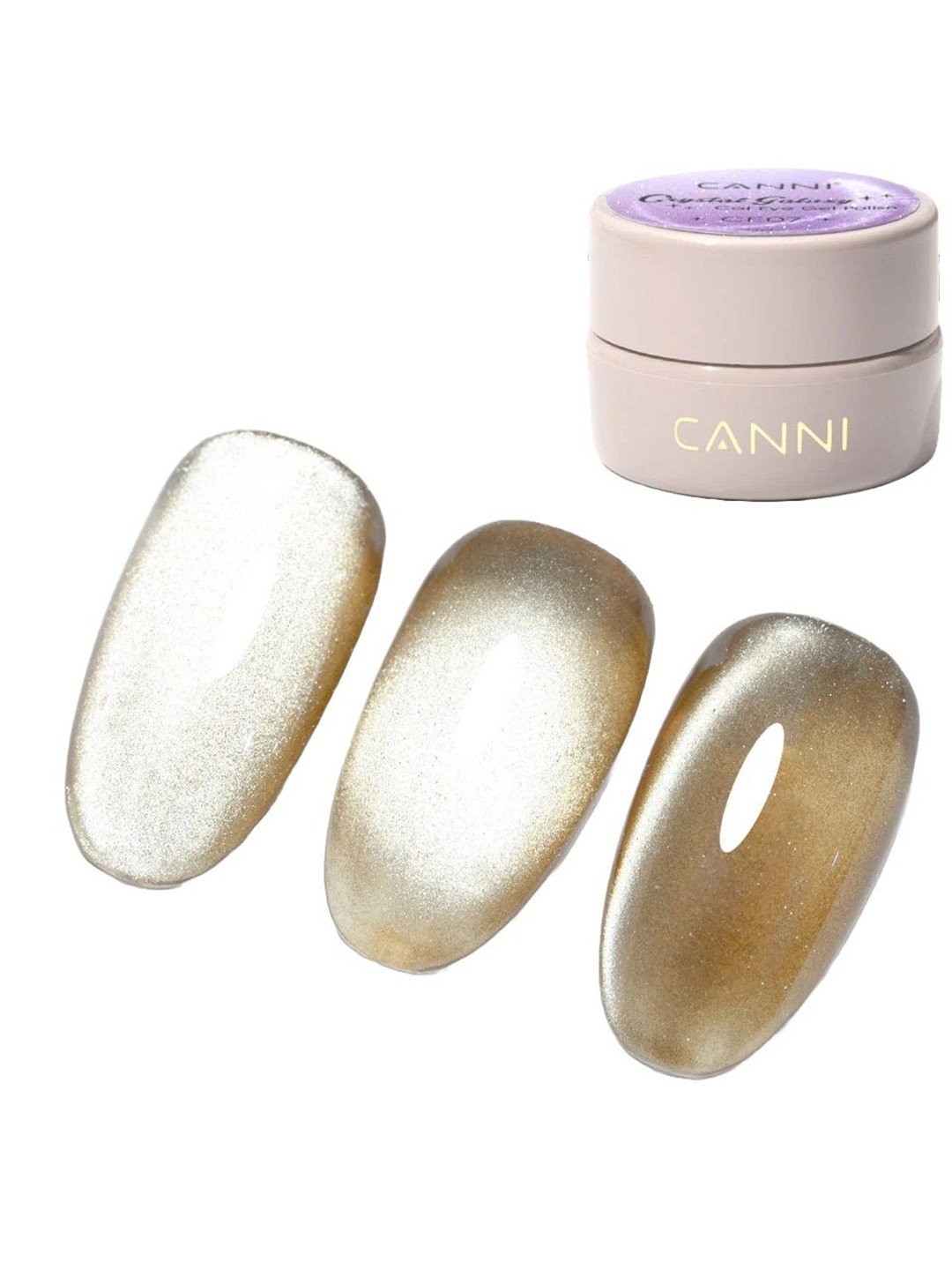 CANNI Crystal Galaxy Cat Eye Long Wearing Gel Nail Polish 5 ml - Shade CE05