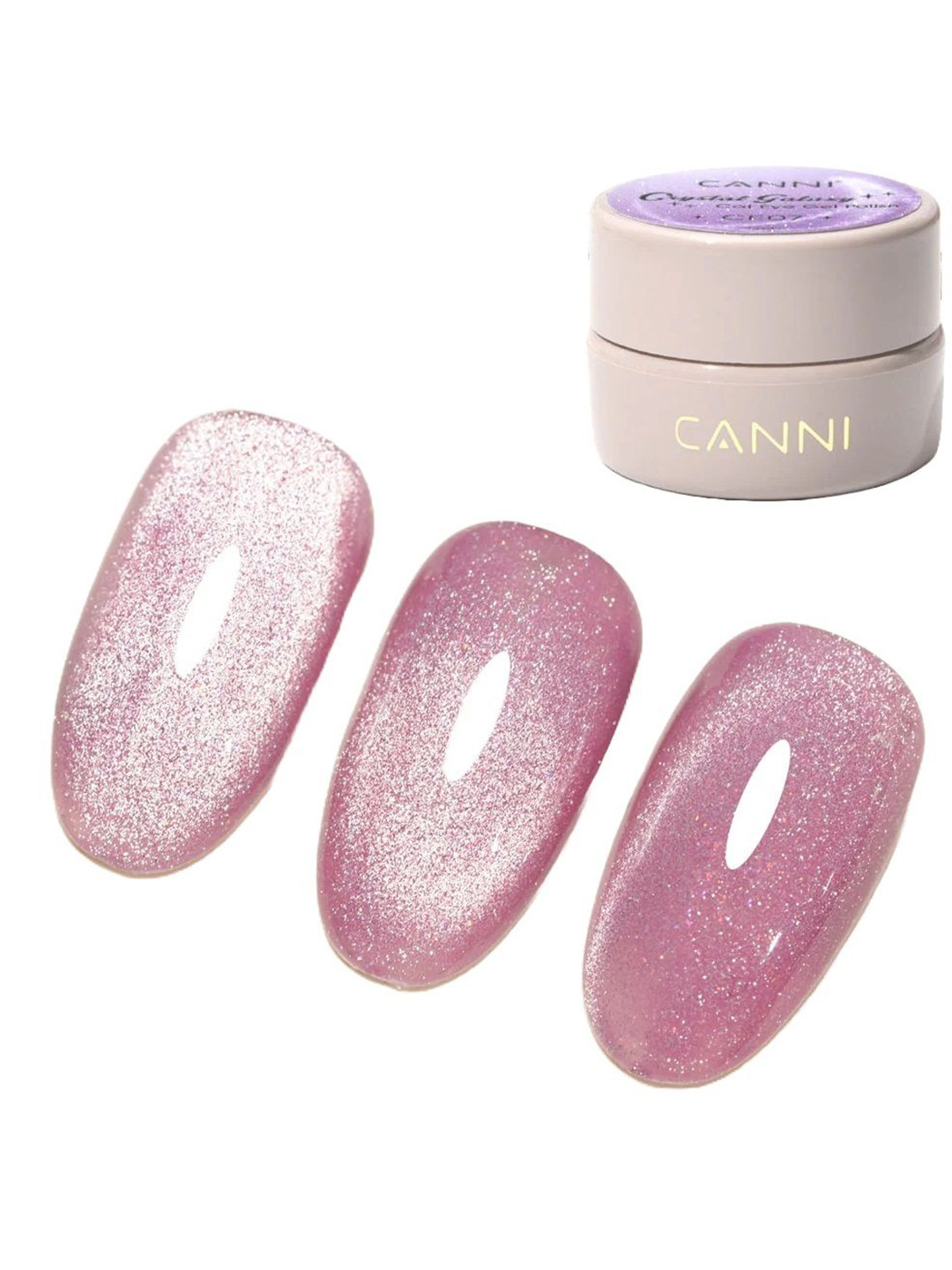 CANNI Crystal Galaxy Cat Eye Long Wearing Gel Nail Polish 5 ml - Shade CE13