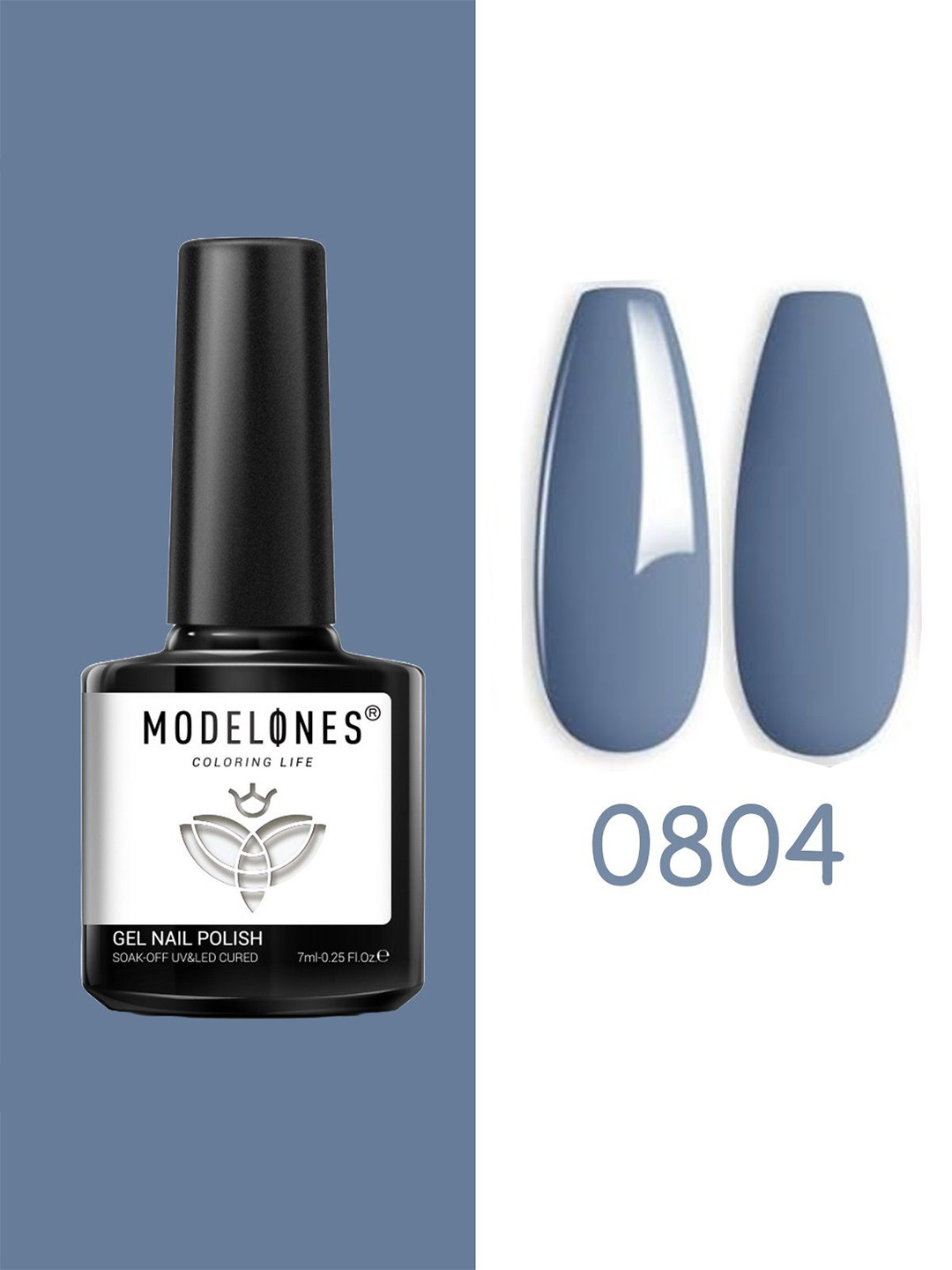 Modelones Coloring Life Soak Off UV & LED Cured Gel Nail Polish 7ml - Shade MD 0804