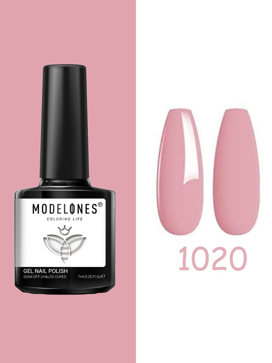 Modelones Coloring Life Soak Off UV & LED Cured Gel Nail Polish - 7 ml - MD 1020