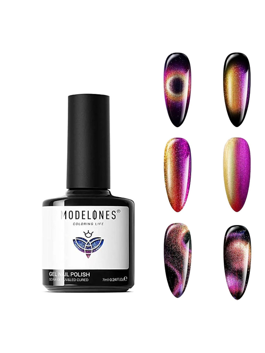 Modelones Coloring Life Soak Off UV & LED Cured Gel Nail Polish 7ml - MD 1241