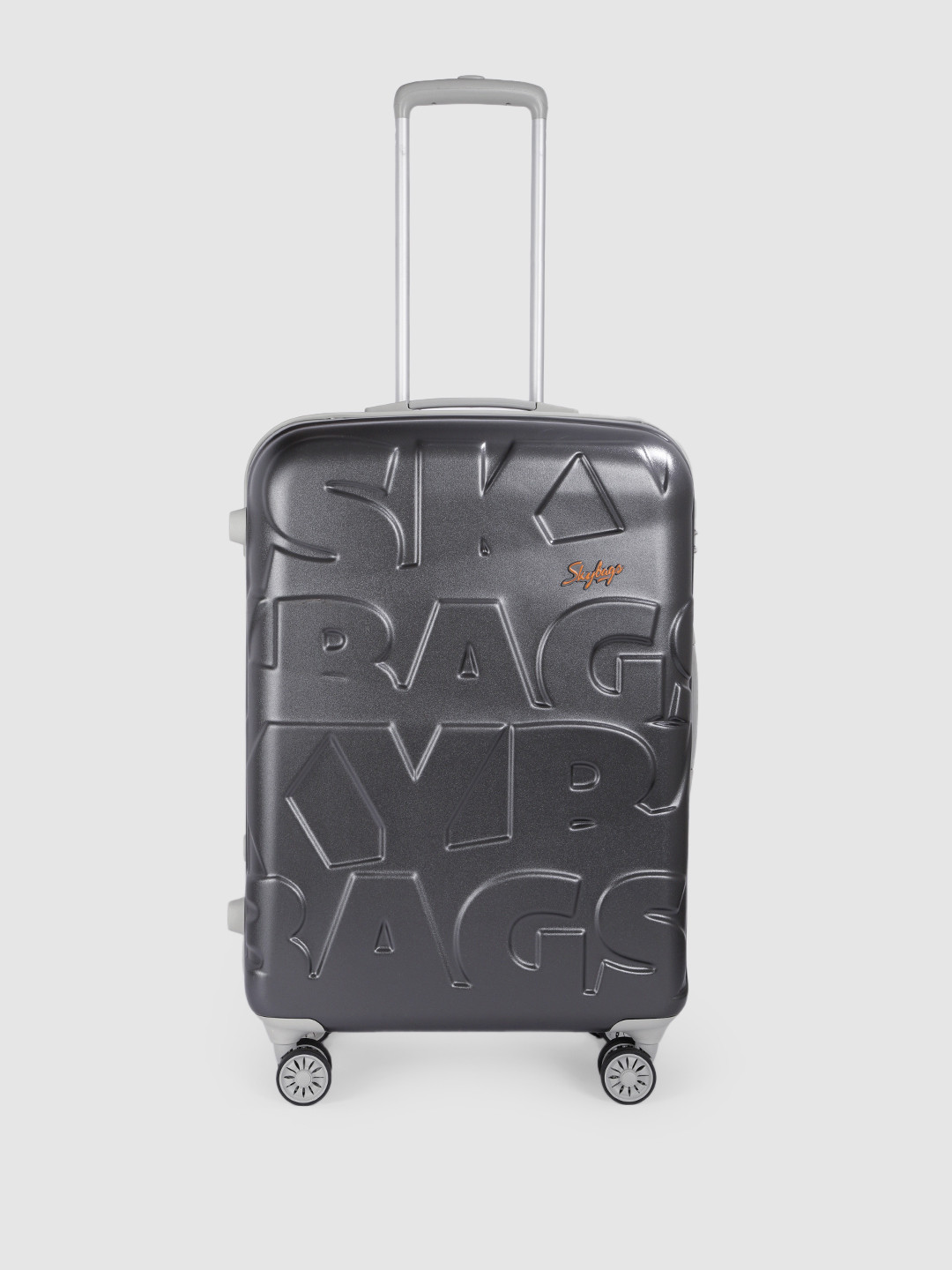 Skybags Crest Textured Water Resistance Medium Hard Trolley Bag - 76 L