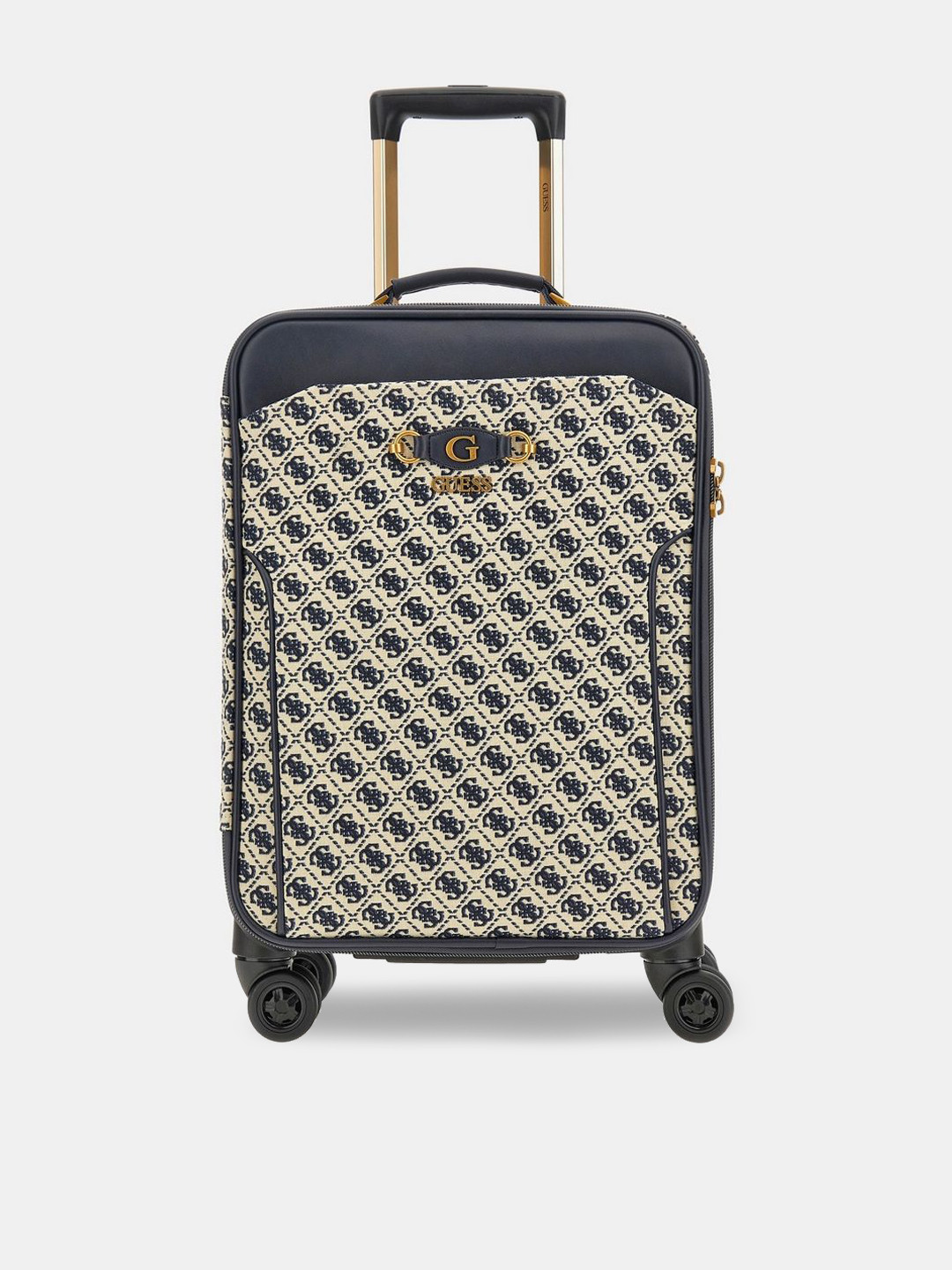 GUESS Printed Hard-Sided Cabin Trolley Suitcase