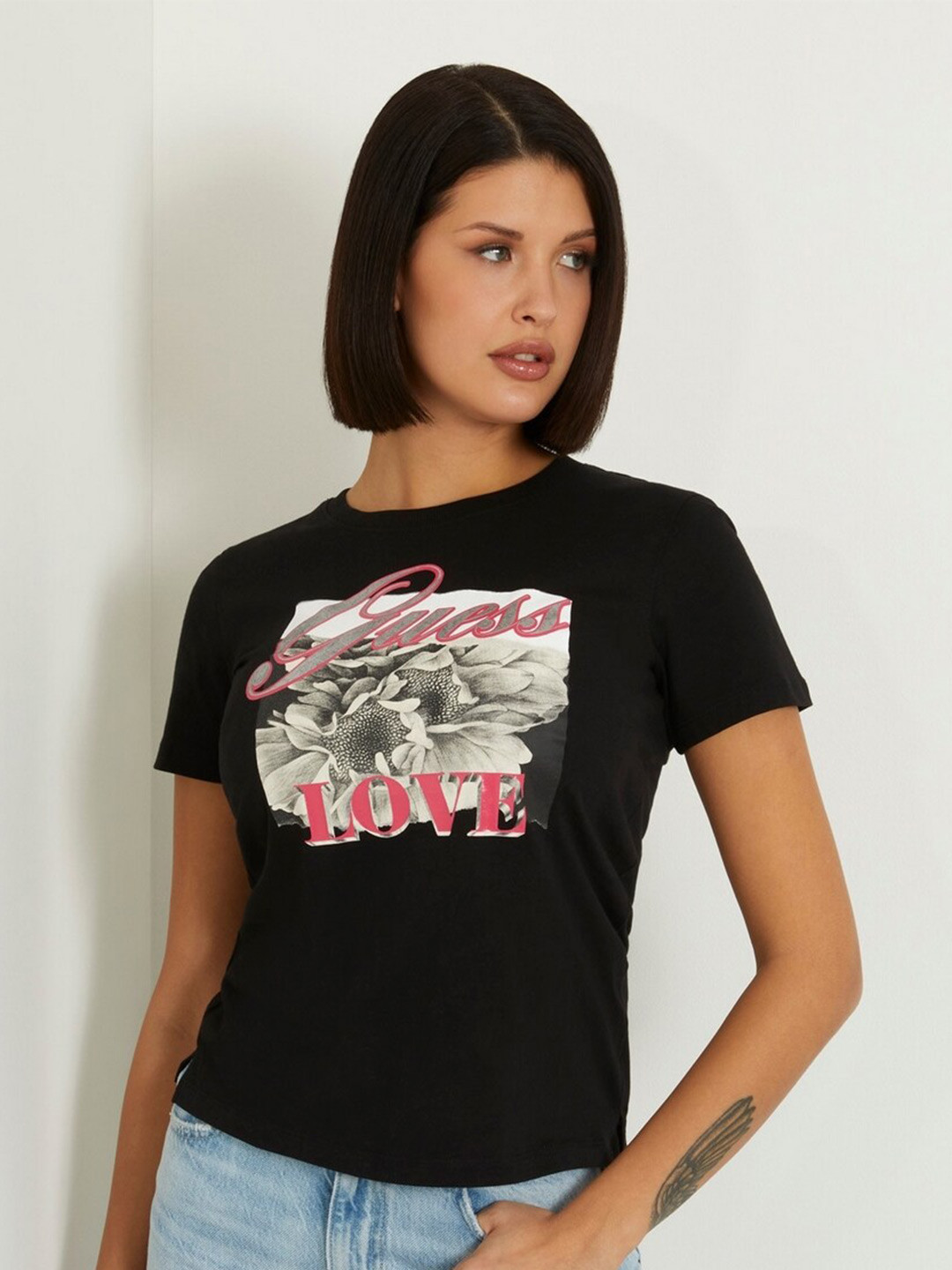 GUESS Graphic Printed Cotton T-shirt