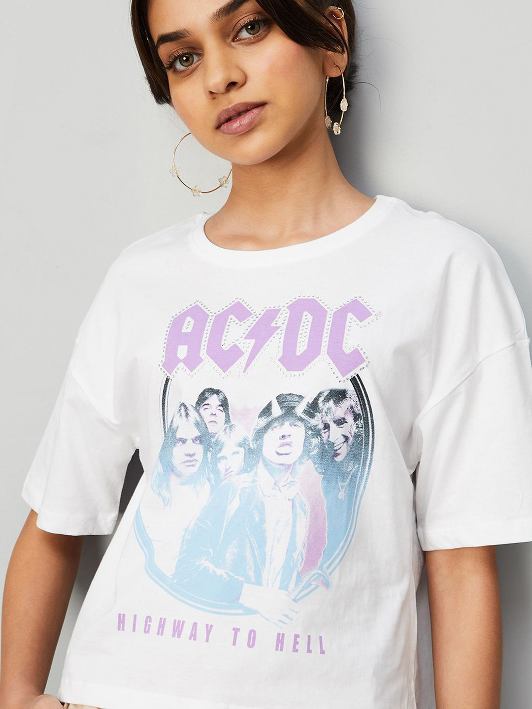 Ac Dc T Shirt Women's H&m Printed Tshirts Acdc T Shirt Hm