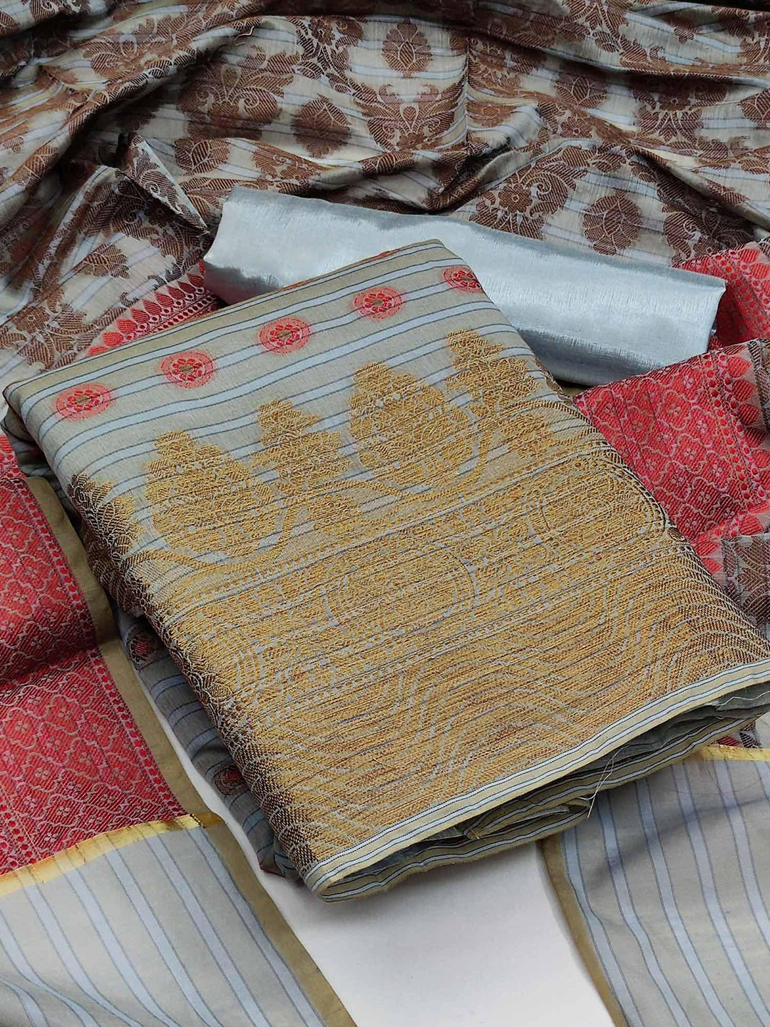 Peachmode Unstitched Dress Material