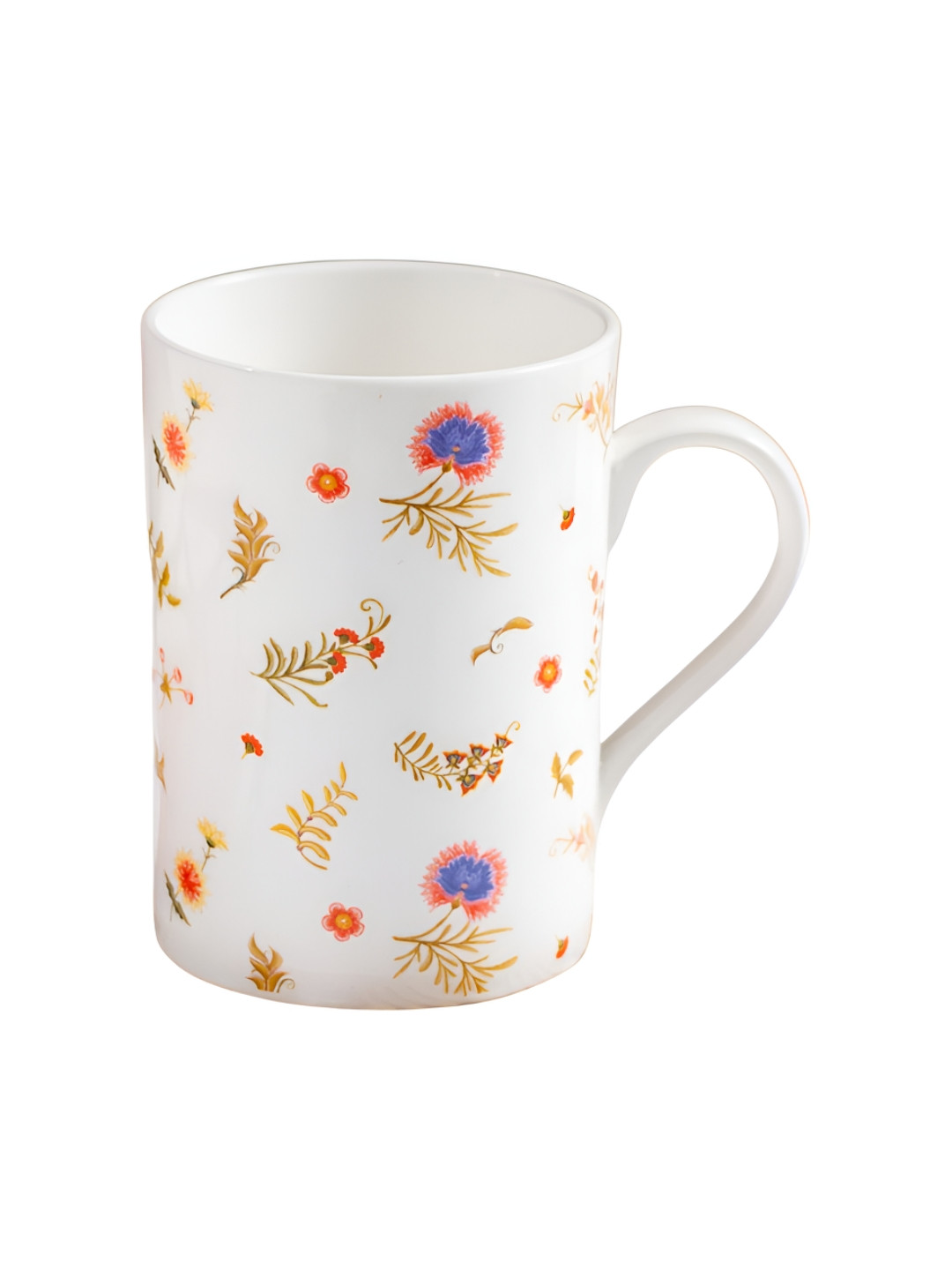 JCPL Happy Birthday Dad White Floral Ceramic Easy to Clean Mug-320ml