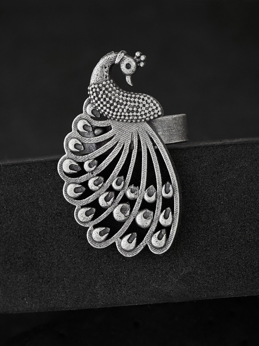 ATIBELLE Silver Plated German Silver Finger Ring