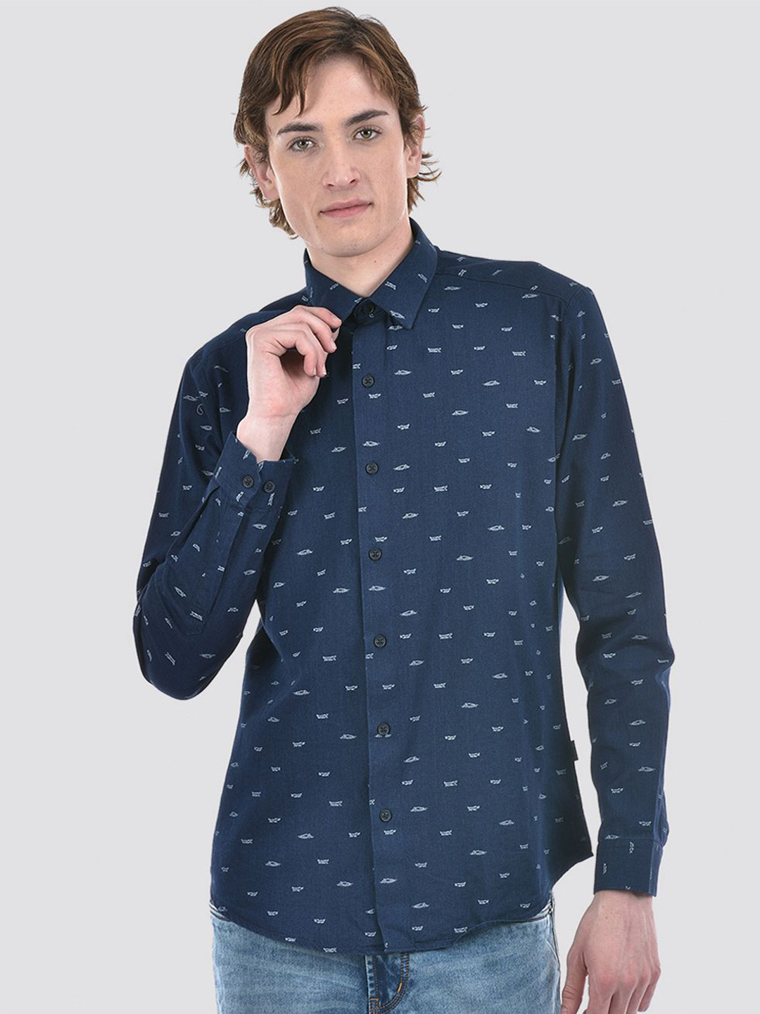 Numero Uno Men Garphic Print Slim Shirt