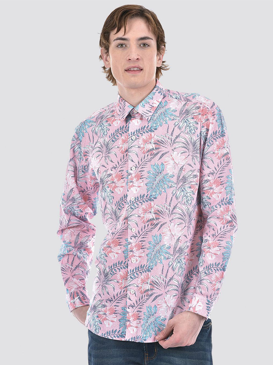 Numero Uno Men Tropical Print Regular Shirt