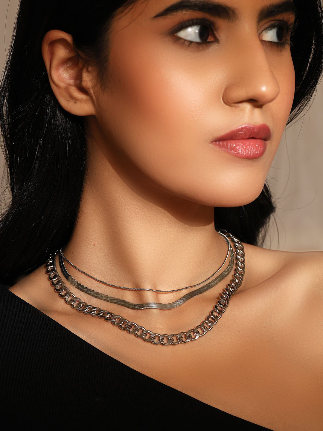 PRITA Silver-Plated Necklace