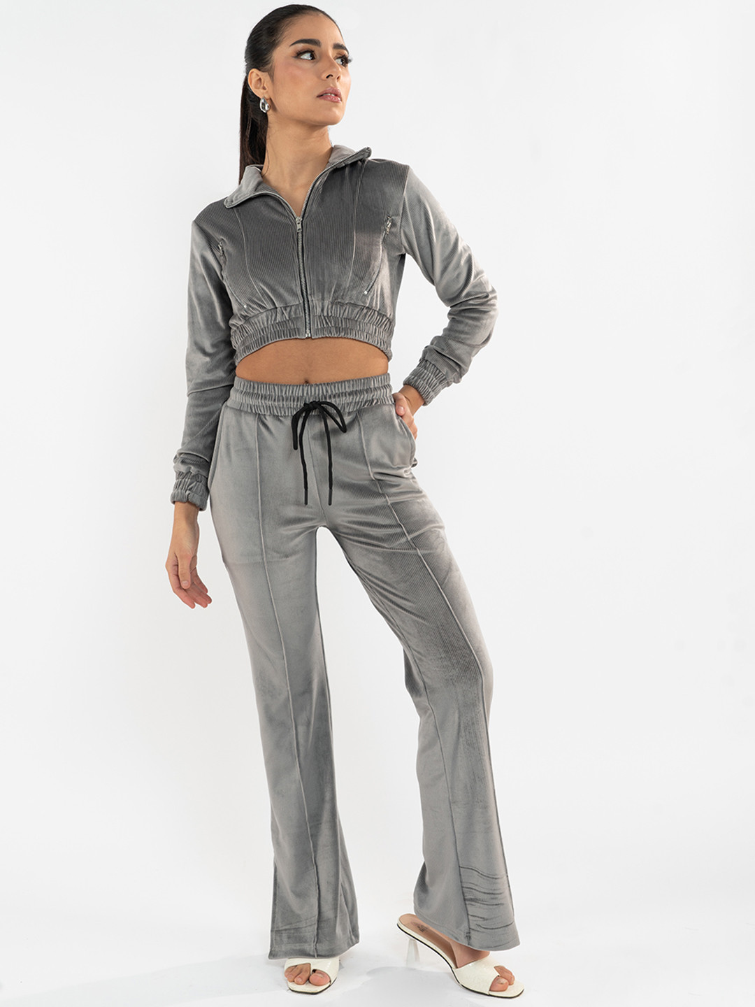 Stylecast X Hersheinbox Corduroy Zip Detail Co-ords