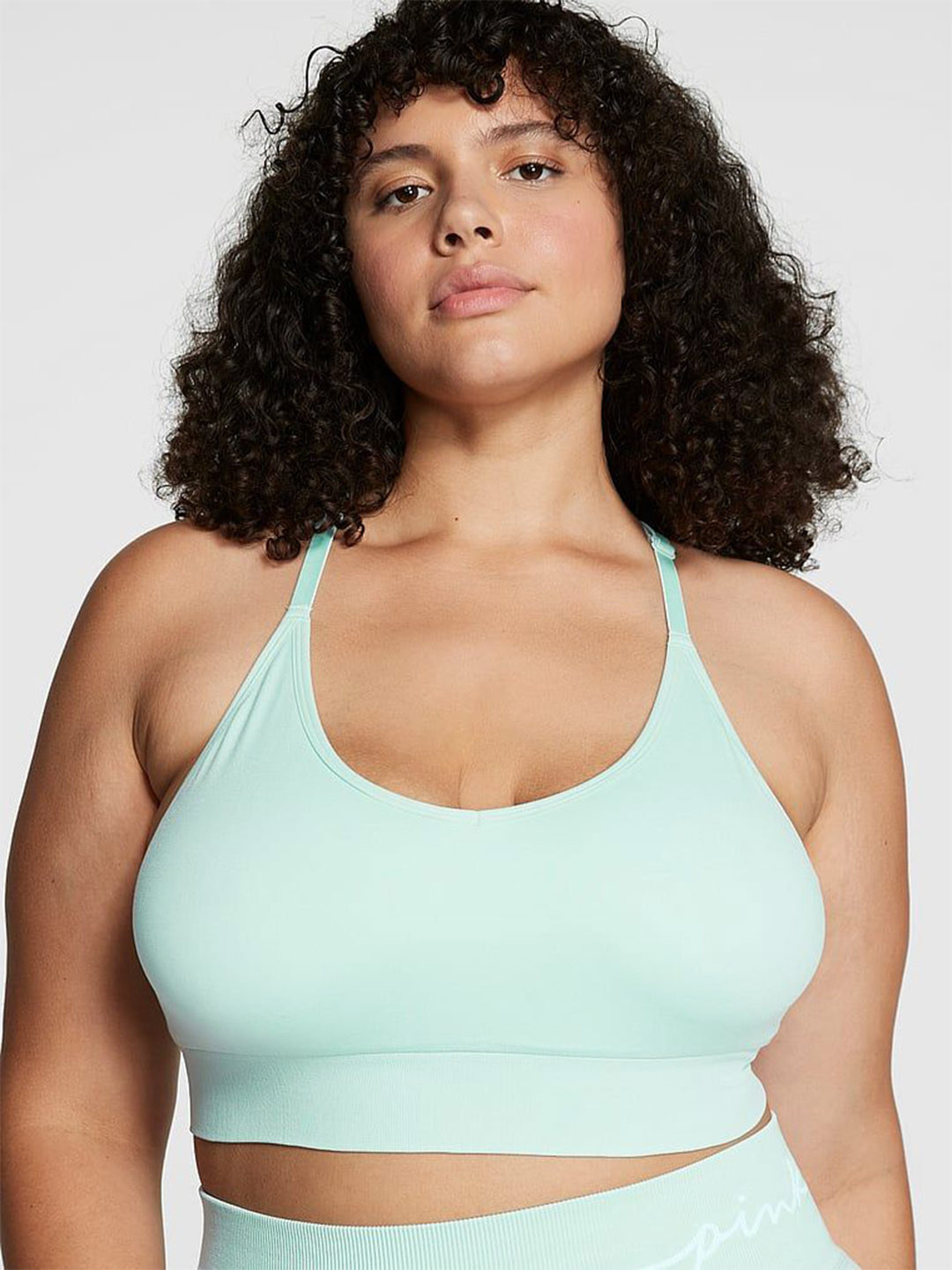 Victoria's Secret PINK Seamless Racerback Sports Bra
