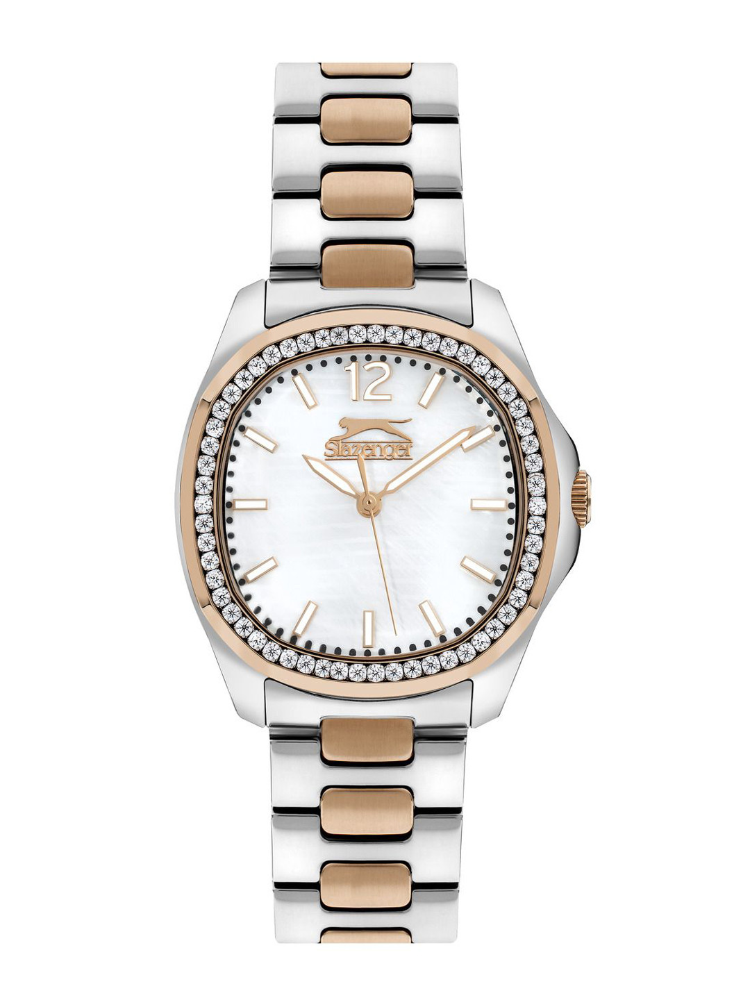 Slazenger Women Stainless Steel Bracelet Style Straps Analogue Watch SL092238305