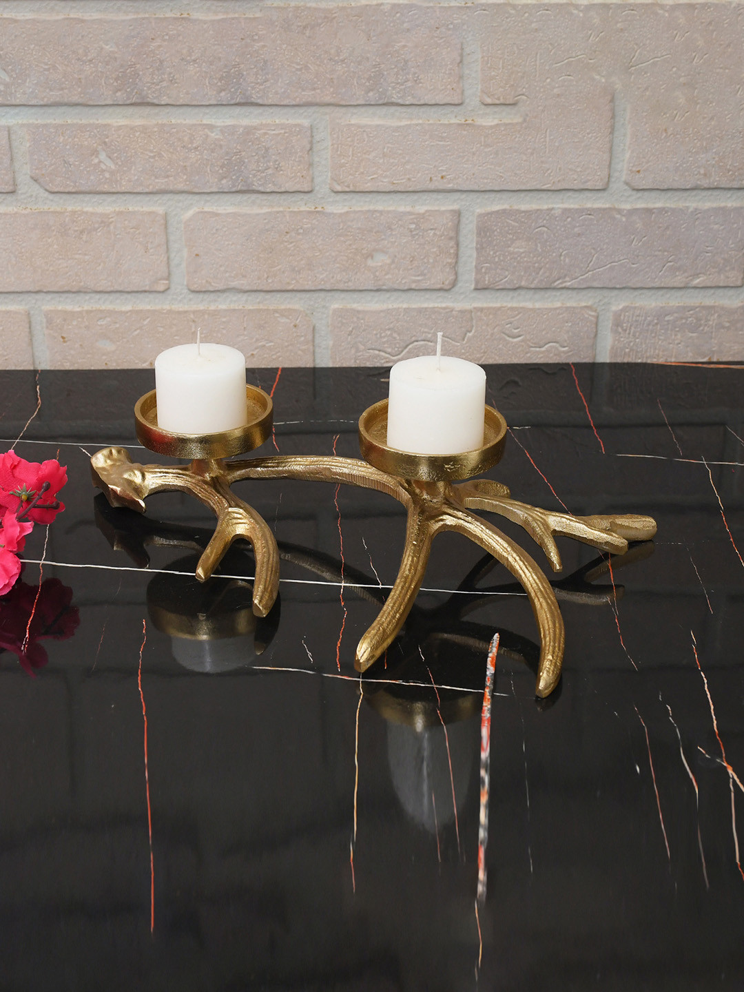 Maison Modern Gold-Toned Candle Holder